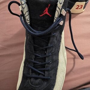 Jordan Sneakers with Red Insole and Black Pattern